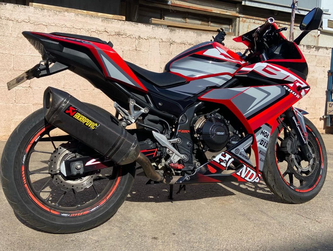 Honda CBR 500R   ₪1800   עיצוב אישי + התקנה
