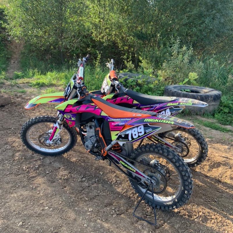 KTM EXC+SX   ₪ 1700    עיצוב אישי כולל הדבקה