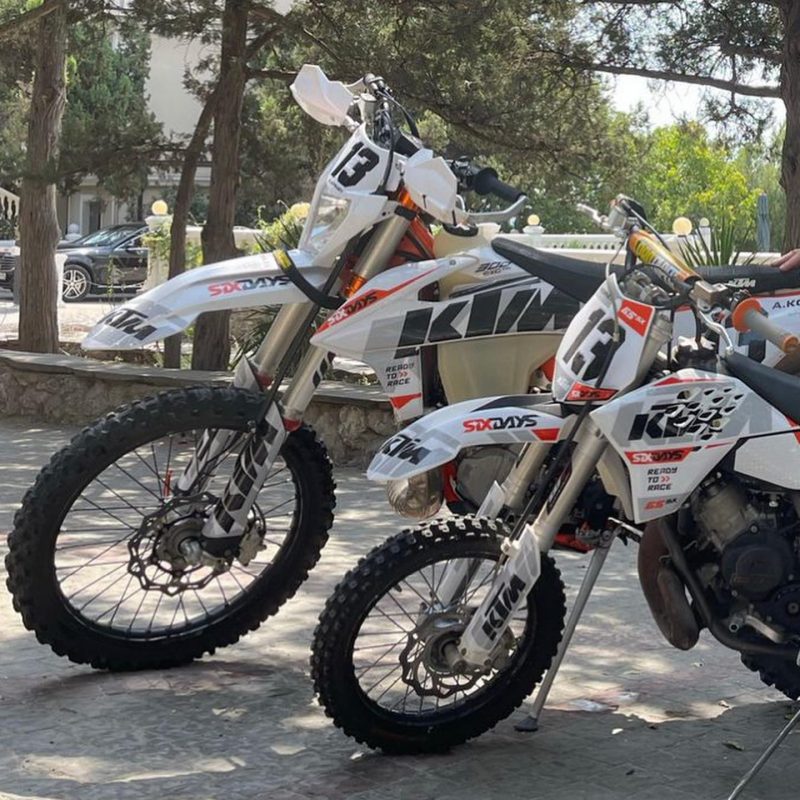 KTM EXC+SX   ₪ 1700    עיצוב אישי כולל הדבקה