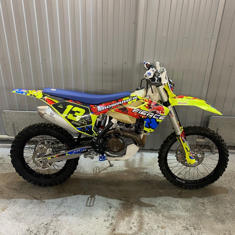 Husqvarna TC   ₪ 1050    עיצוב אישי כולל הדבקה