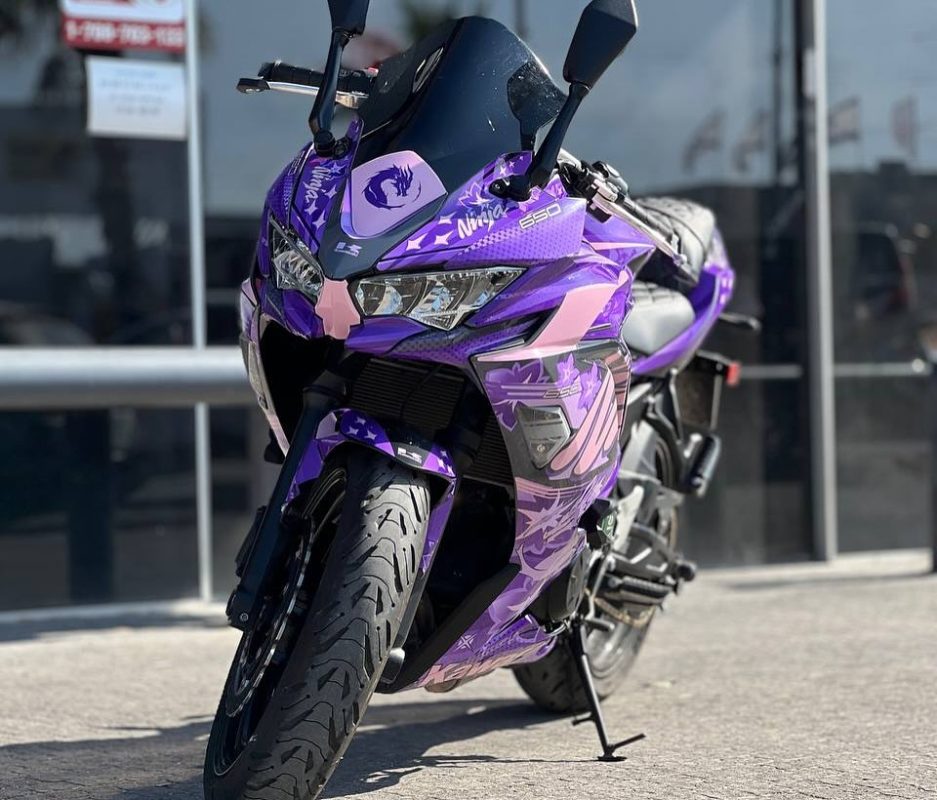 Kawasaki Ninja 650   ₪1800   עיצוב אישי + הדבקה